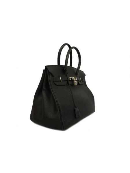 Bolsa de cuero Hermès Vintage negro