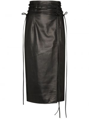 Falda de tubo ajustada con cordones 16arlington negro