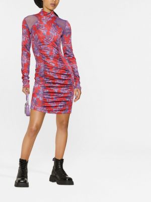 Cocktailkleid mit print mit paisleymuster Versace Jeans Couture