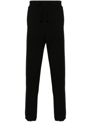 Bavlnené teplákové nohavice Boggi Milano čierna