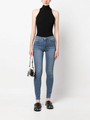 Niebieskie jeansy skinny L'agence