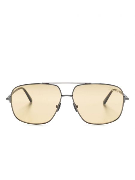 Okulary przeciwsłoneczne Tom Ford Eyewear srebrne