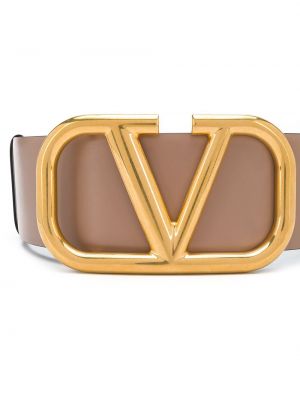 Cinturón reversible Valentino Garavani dorado