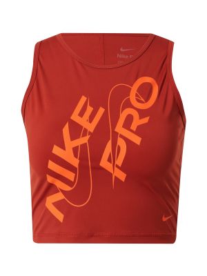Sportiniai marškinėliai be rankovių Nike oranžinė