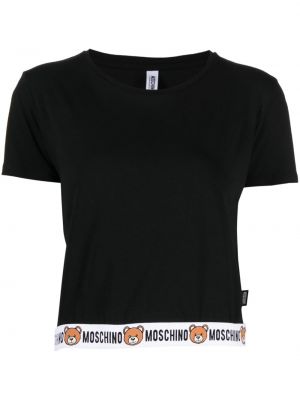 T-shirt Moschino svart