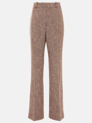 Pantaloni baggy in tweed Chloã©
