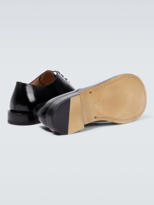 Kožne brogue cipele Loewe crna