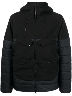 Pernata jakna s kapuljačom C.p. Company crna