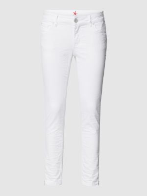 Białe jeansy skinny slim fit Buena Vista