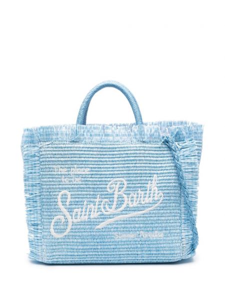 Τσάντα shopper Mc2 Saint Barth μπλε
