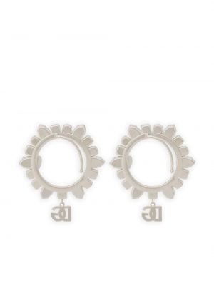Boucles d'oreilles en cristal Dolce & Gabbana argenté