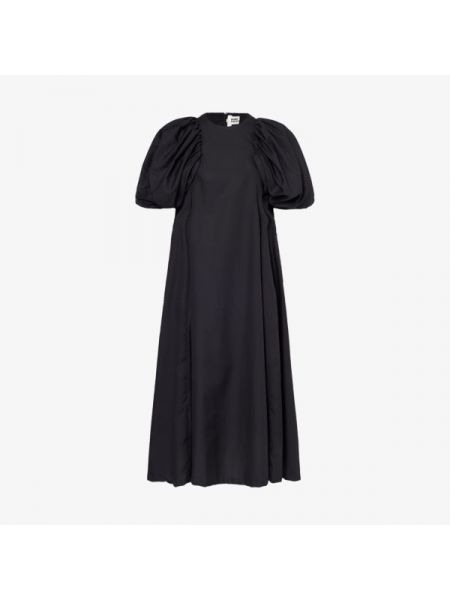 Платье миди с пышными рукавами Noir Kei Ninomiya черное