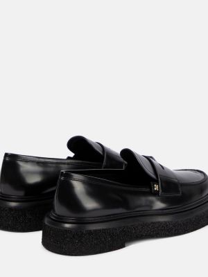 Pantofi loafer din piele Max Mara negru