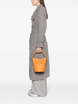Leder tasche Longchamp orange