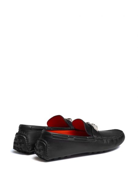 Leder loafer Hermès Pre-owned schwarz