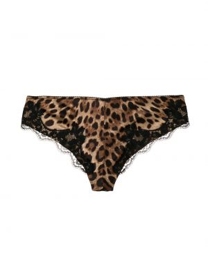 Unterhose mit print mit leopardenmuster Dolce & Gabbana braun