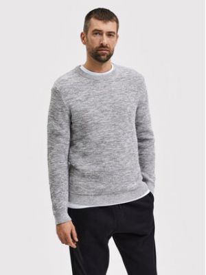 Cardigan Selected Homme gris