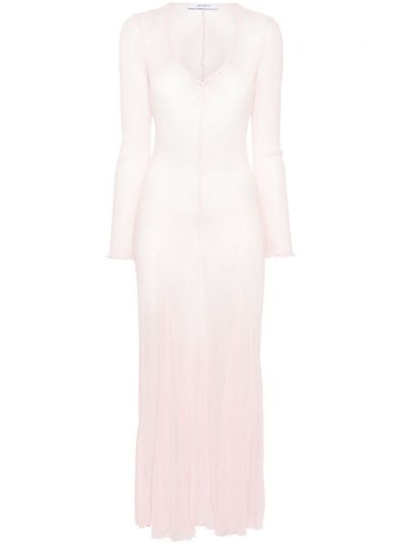 Φόρεμα με διαφανεια Gimaguas ροζ