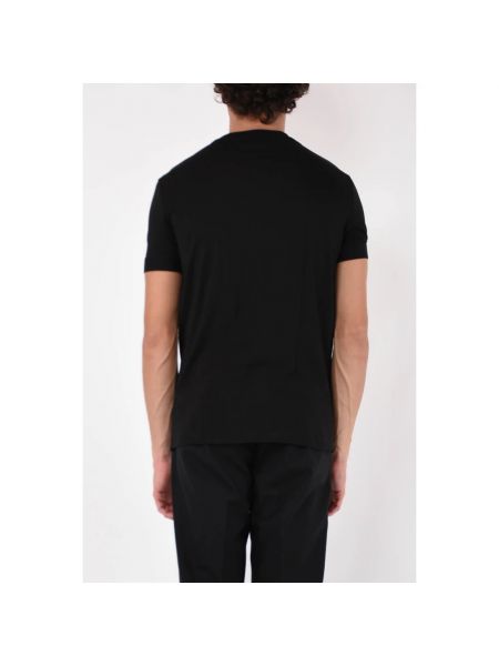 Camiseta de algodón con estampado Dsquared2 negro