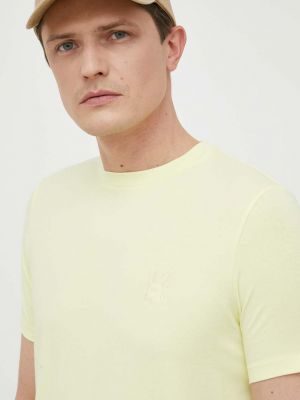 Тениска с дълъг ръкав Karl Lagerfeld жълто