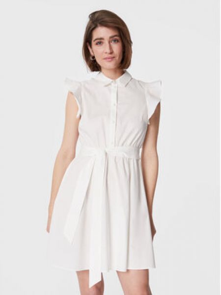 Rochie din bumbac Fracomina - alb
