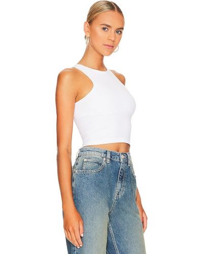 Top sin mangas Free People blanco