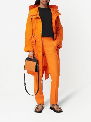 Kalhoty Burberry oranžové