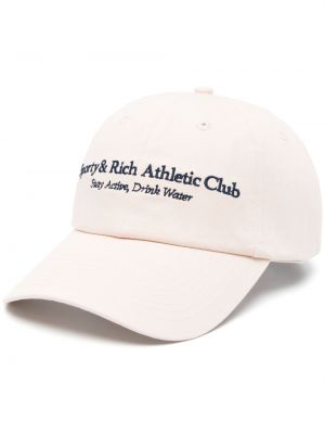 Haftowana czapka z daszkiem bawełniana Sporty And Rich