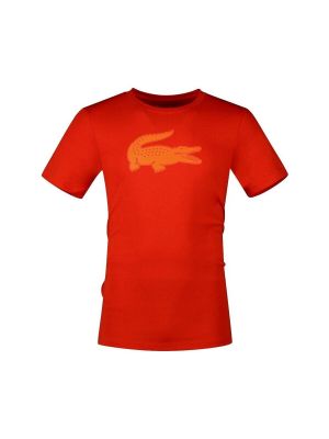 Sportska majica kratki rukavi Lacoste narančasta