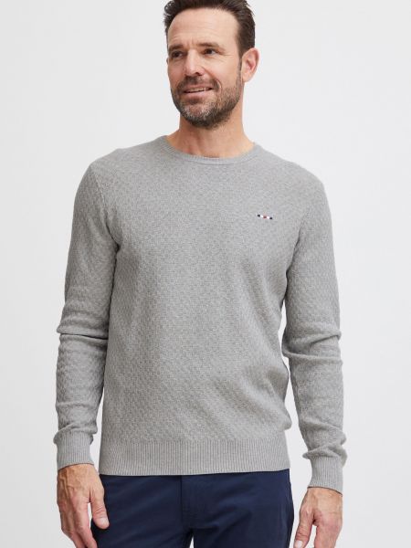 Жаккардовый пуловер Fq1924 серый