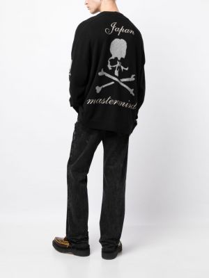 Cardigan en tricot Mastermind Japan noir