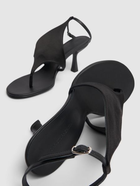 Kožené sandály Christopher Esber černé