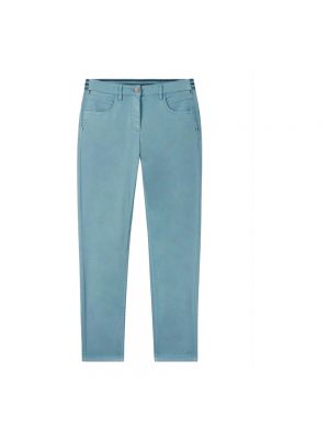 Niebieskie jeansy skinny slim fit Luisa Cerano