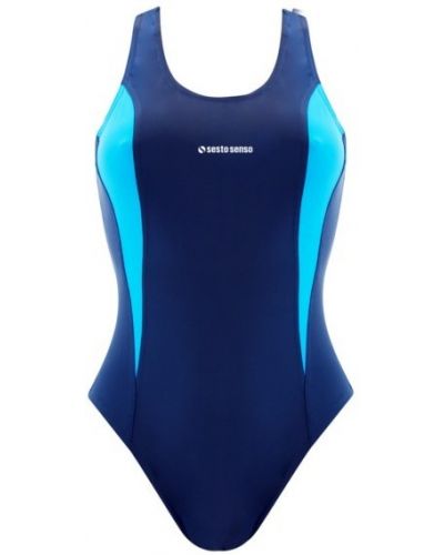 Спортивний купальник для басейну Sesto Senso, синій