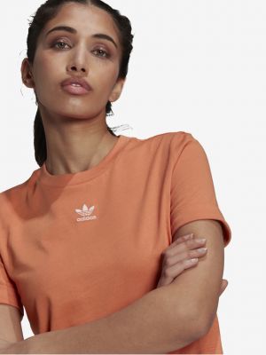 Crop top Adidas Originals portocaliu
