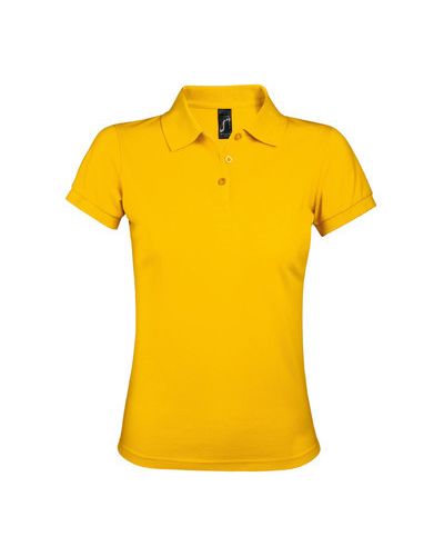 T-shirt elegancka Sols, żółty