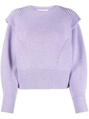 Вълнен пуловер Iro виолетово