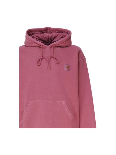 Sudadera con capucha de algodón Carhartt Wip rosa
