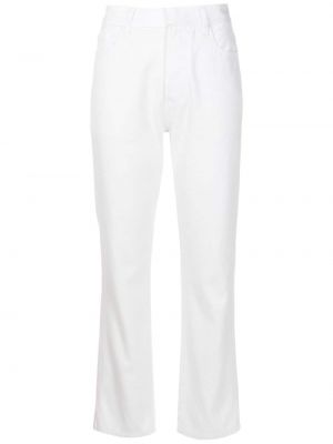 Pantaloni slim fit con tasche Andrea Bogosian bianco