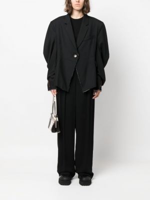 Oversized sako Erika Cavallini černé