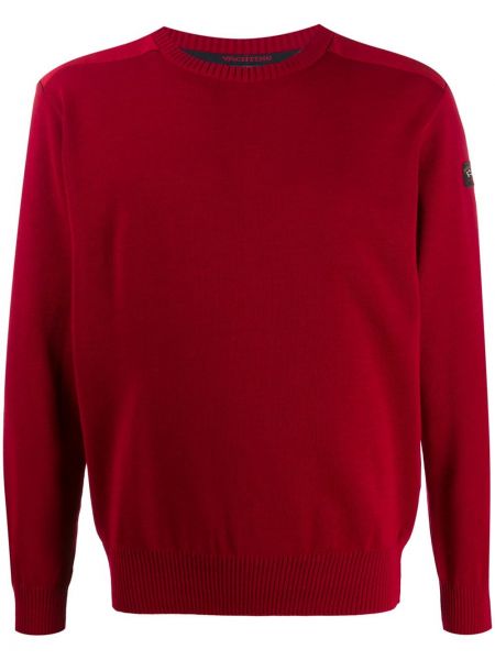 Jersey manga larga de tela jersey Paul & Shark rojo