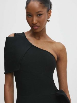 Testhezálló mini ruha Answear Lab fekete