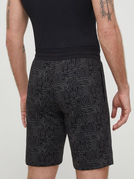 Pamučne kratke hlače Emporio Armani Underwear crna