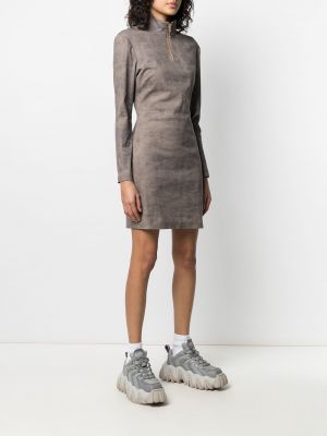 Mini šaty Han Kjøbenhavn hnědé