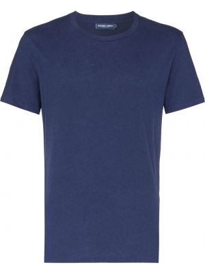 Leinen t-shirt Frescobol Carioca blau