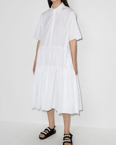 Sukienka koszulowa Cecilie Bahnsen biała