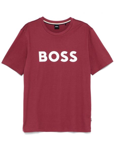 T-shirt Boss rød