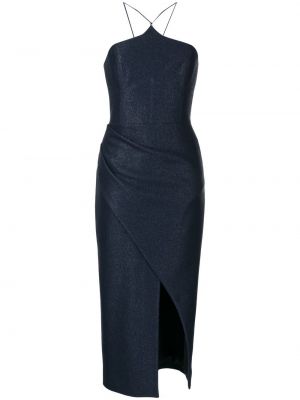 Прилепнала коктейлна рокля Manning Cartell синьо