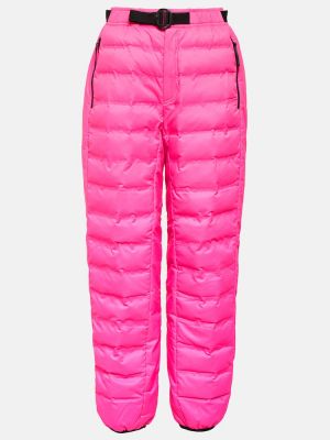 Zateplené prošívané kalhoty z nylonu Aztech Mountain růžové