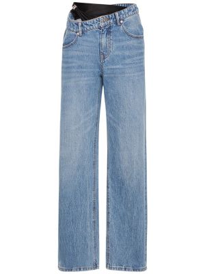 Jeans asymétrique Alexander Wang bleu